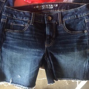 American eagle jean shorts